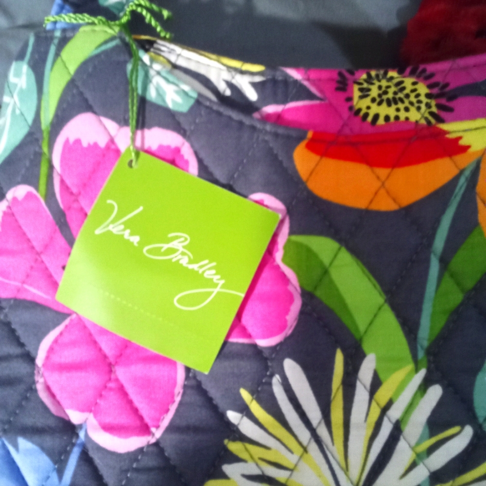 ^NWT!! Vera Bradley 'Jazzy Blooms' handbag - Picture 4 of 10